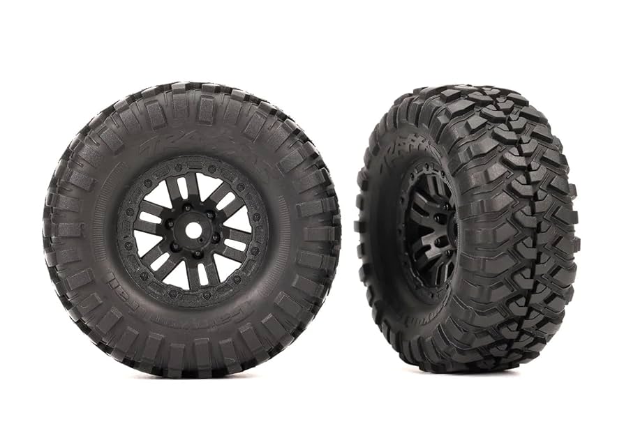 Amazon.com: Traxxas 9773 T&W Black 2.2 Canyon Trail Tires